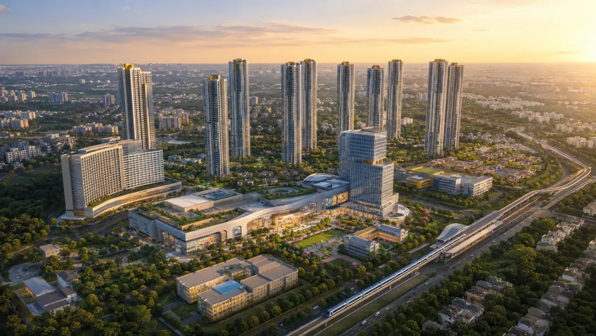Brigade Old Madras Road project exterior reference image